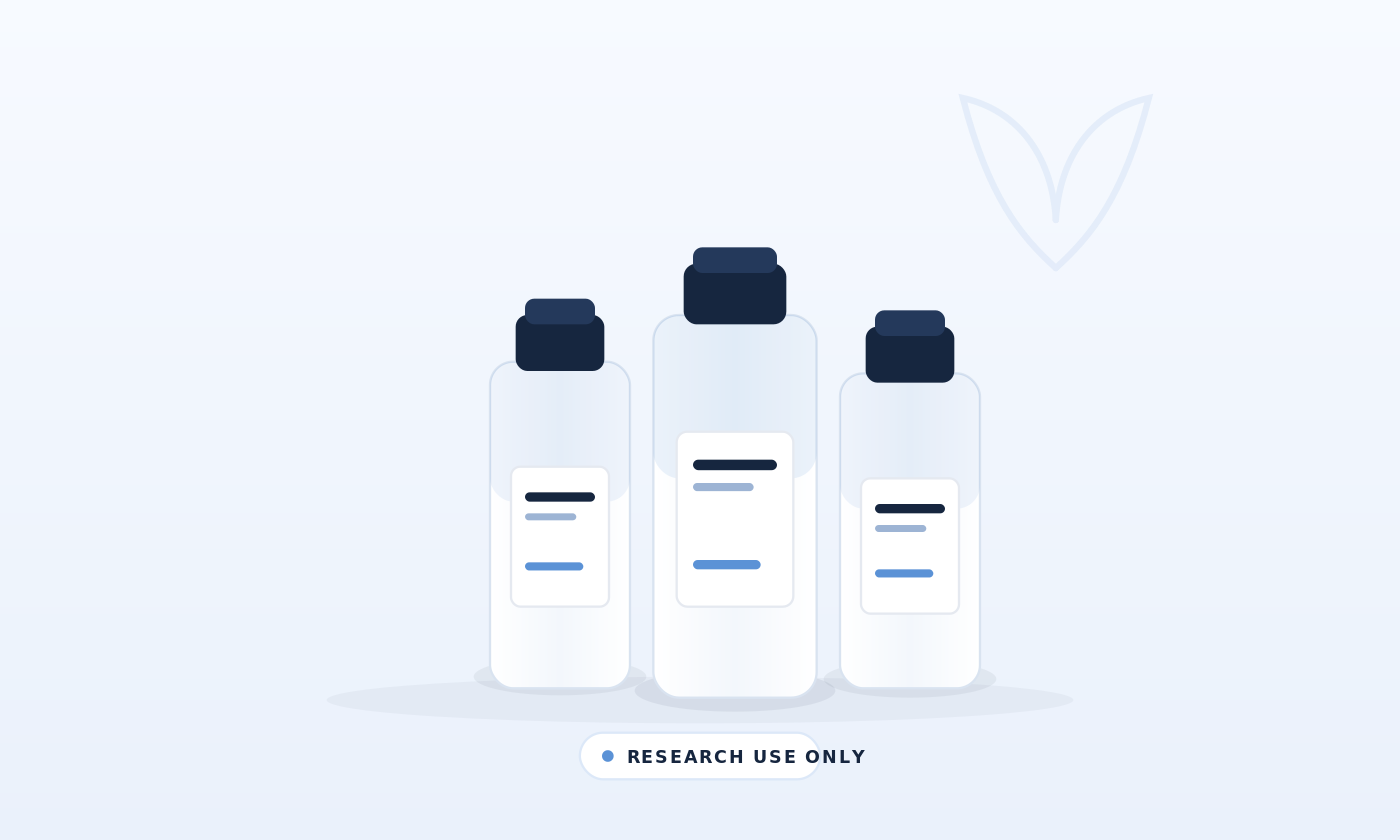 Aeris research vials in plain, unmarked packaging